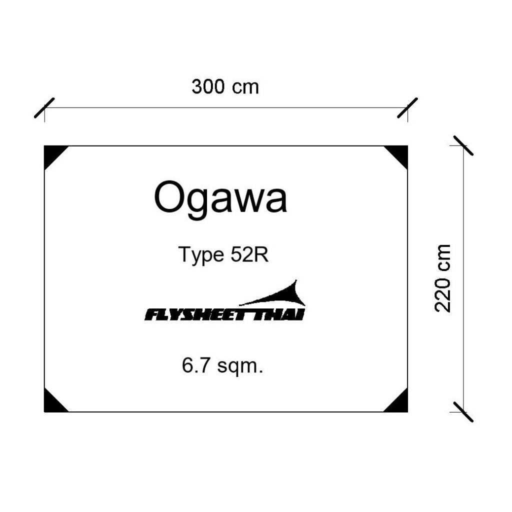 OGAWA TYPE 52R กราวชีท ตรงรุ่น