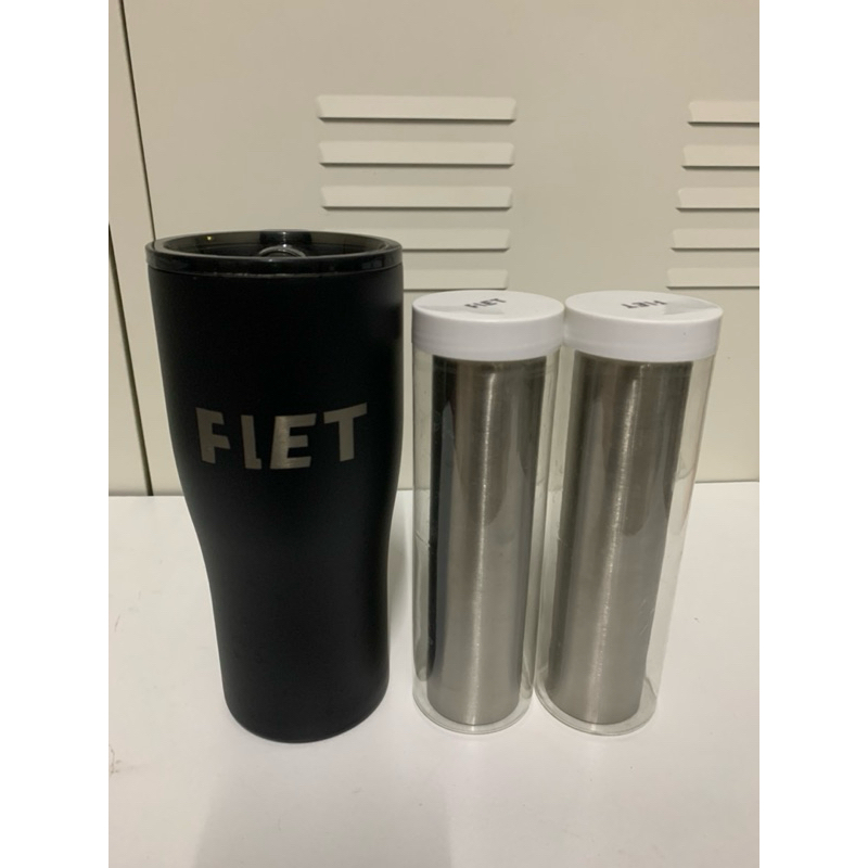 มือสอง FLET tumbler 24 oz - แก้วเก็บความเย็น มาพร้อมแท่งน้ำแข็งสแตนเลส