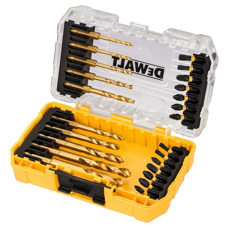 DEWALT ชุดดอกสว่านและดอกไขควง FLEXTORQ 24 ชิ้น รุ่น DT70748T