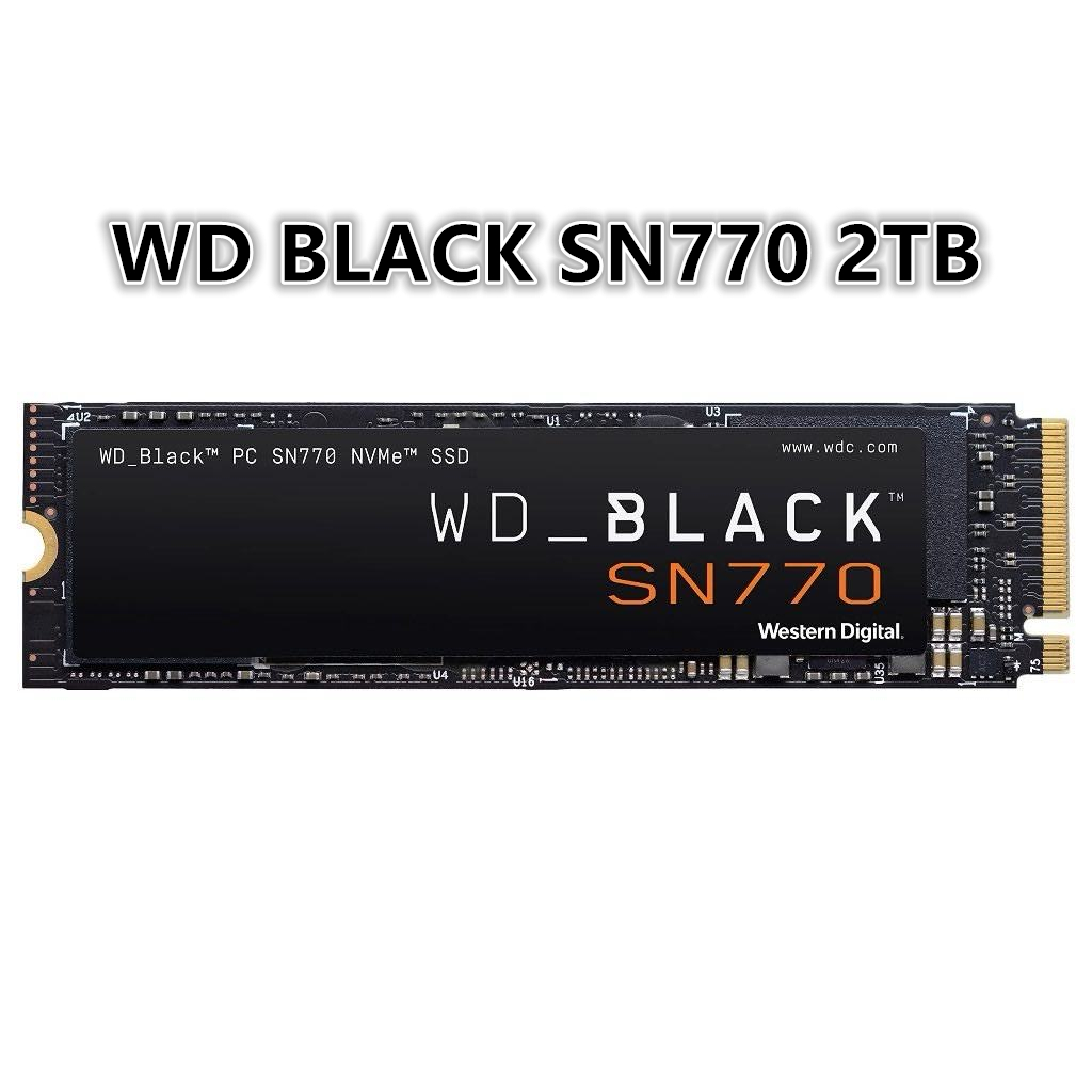 {มือหนึ่ง} SSD M.2 WD BLACK SN770 2TB NVMe