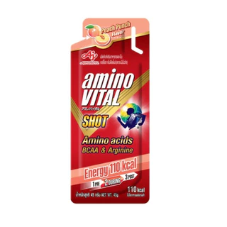 Amino Vital Red Shot Box (6 ซอง/กล่อง) เจลให้พลังงาน