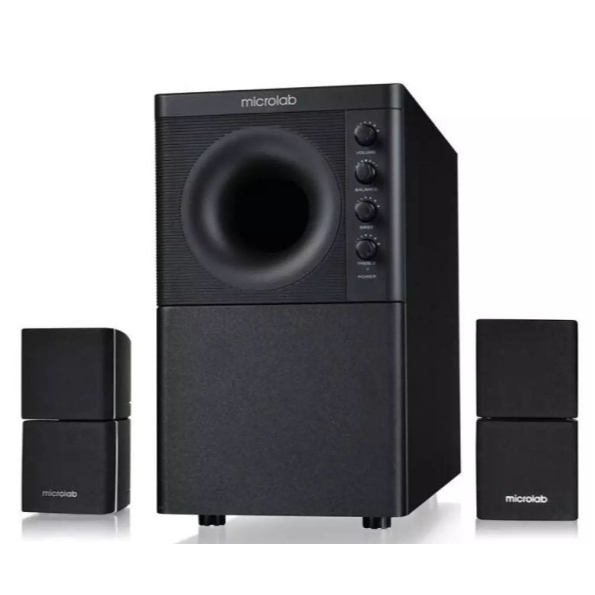 Microlab X2 / 2.1 BT Bluetooth Speaker 2.1 ลำโพงบลูทูธ สำหรับคอมพิวเตอร์ 2.1 ริมแดง