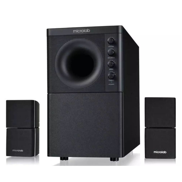 Microlab X2 / 2.1 BT Bluetooth Speaker 2.1 ลำโพงบลูทูธ สำหรับคอมพิวเตอร์ 2.1 ริมแดง