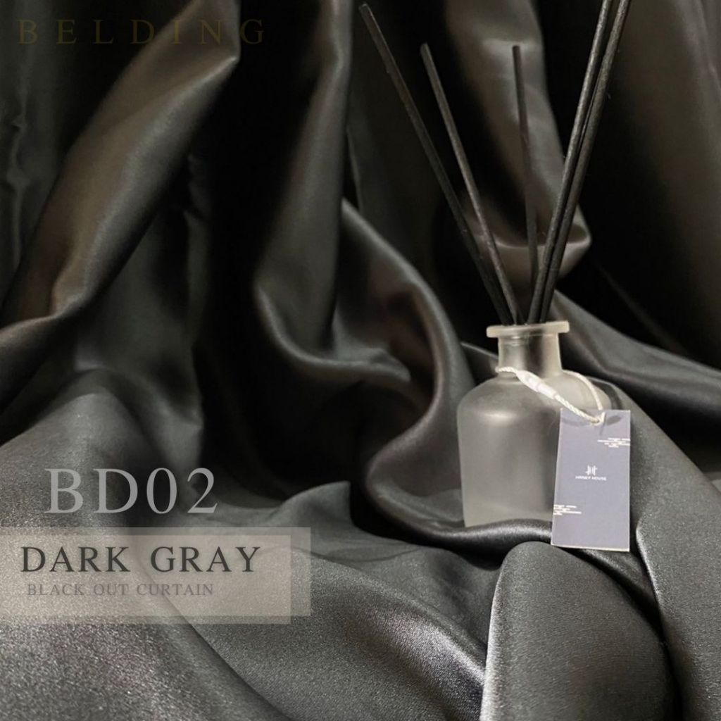 สีเทาอ่อนสำหรับกั้นห้อง ผ้าม่านสีน้ำตาล2.0เมตร ม่านสีเทาสีควัน3.0เมตร ผ้าม่านสีเทาเข้มพรีเมี่ยม - รูปที่ 4