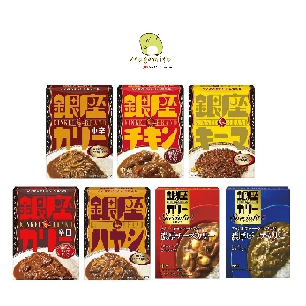 MEIJI TOKYO GINZA CURRY Spicy Instant Food Chicken Keema Retort แกงกะหรี่ญี่ปุ่นสำเร็จรูปผสมผักพร้อม