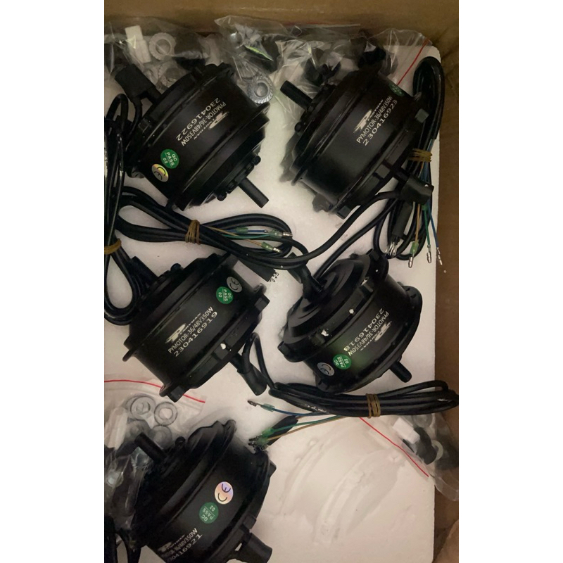 36 หลุมคุณภาพสูง 24V-36V-48V-60V 350W 500W มอเตอร์ด้านหน้า ล้อหลัง Ebike ชุด20 "24" 26 "28"  ไฟฟ้าจักรยานมอเตอร์เกียร์