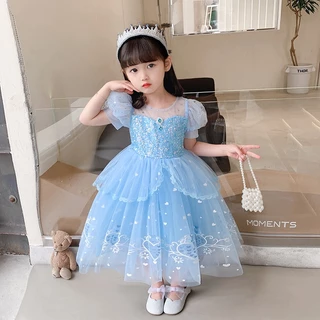 ชุดเจ้าหญิง ชุด เดรส กระโปรง สไตล์เจ้าหญิง Frozen ชุดคอสเพลย์ Cosplay ชุดแฟนซี ชุดนางฟ้า ชุดออกงาน ชุดไปงาน ชุดแฟชั่น