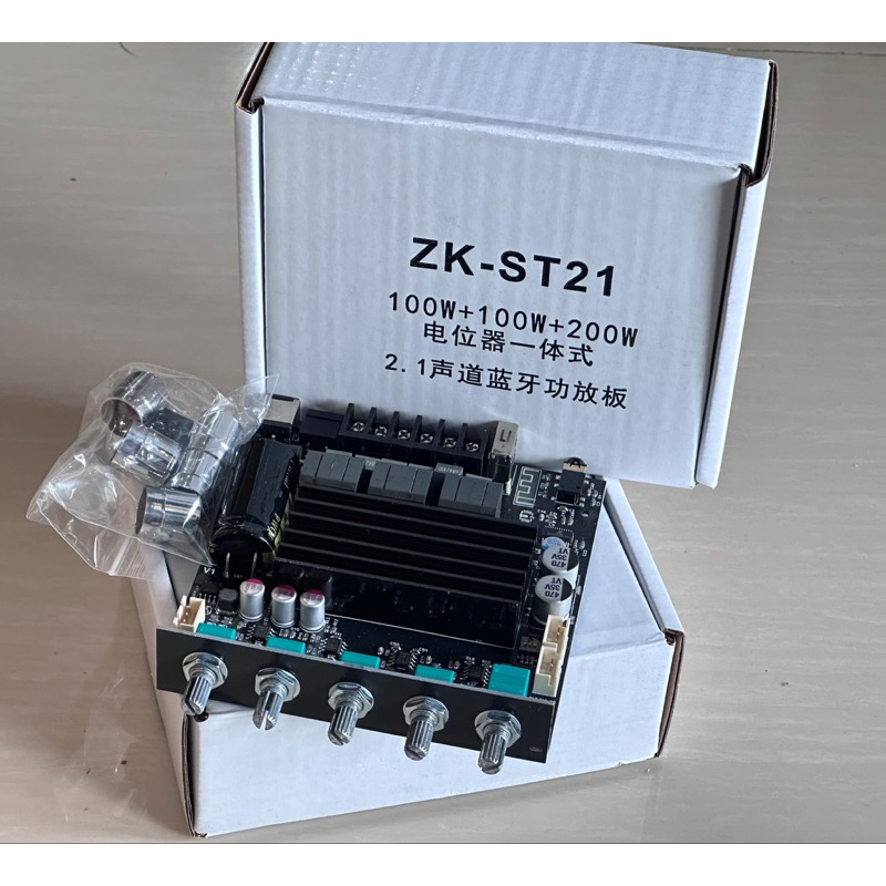 แอมป์zk st21 100w+100w+200w แท้100% สินค้าพร้อมส่งในไทย