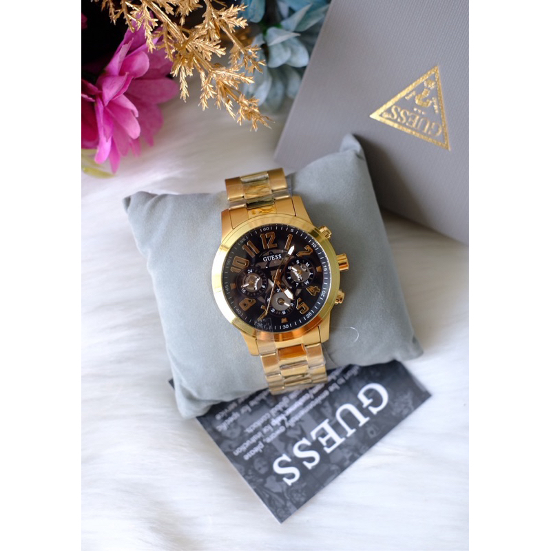 ❗️❗️แท้💯 นาฬิกาข้อมือ Guess Men’s Gold Tone Multi Function Watch(GW0627G2)❗️❗️