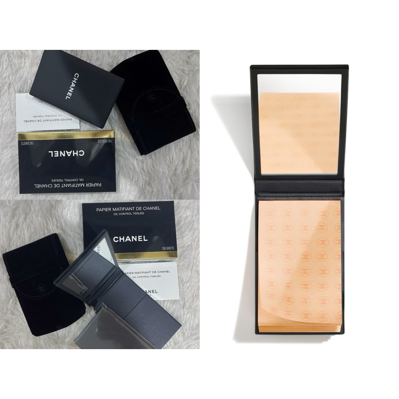 chanel papier matifiant de chanel oil control tissuesกระดาษซับหน้า