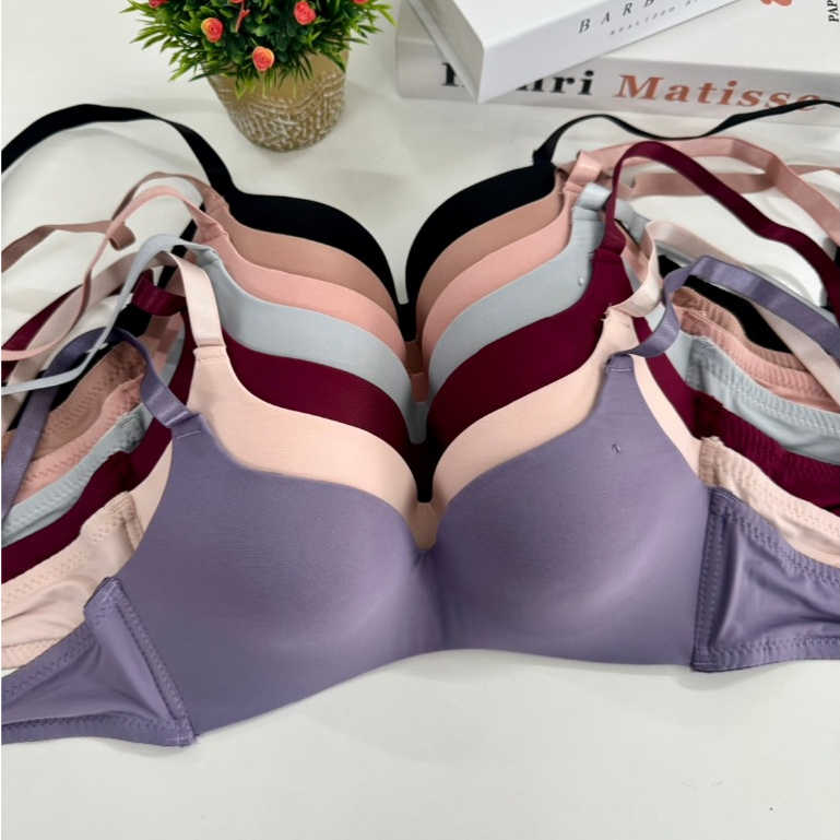 เสื้อในไร้โครง คัพA ไซส์ 32-36 ฟองน้ำบางทรงปีกนก อกชิด ใส่สบาย Clothing Women ผู้หญิง Lady บรา