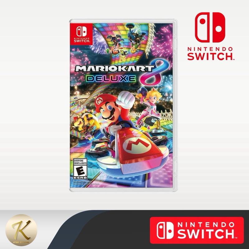 Mario Kart 8 Deluxe 📍(มือ1,มือ2) (Nintendo Switch) (US/EUR/ASIA/JP) สินค้าพร้อมจัดส่ง