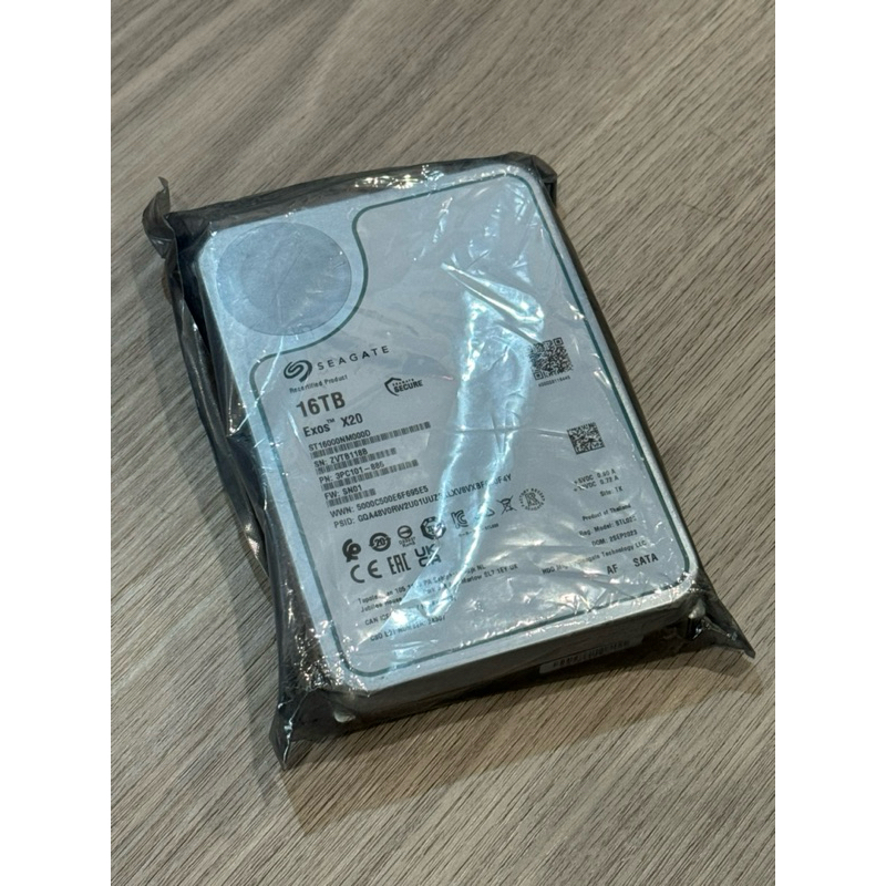 HDD 16TB Seagate Exos X20 ของใหม่ ไม่ผ่านการใช้งาน