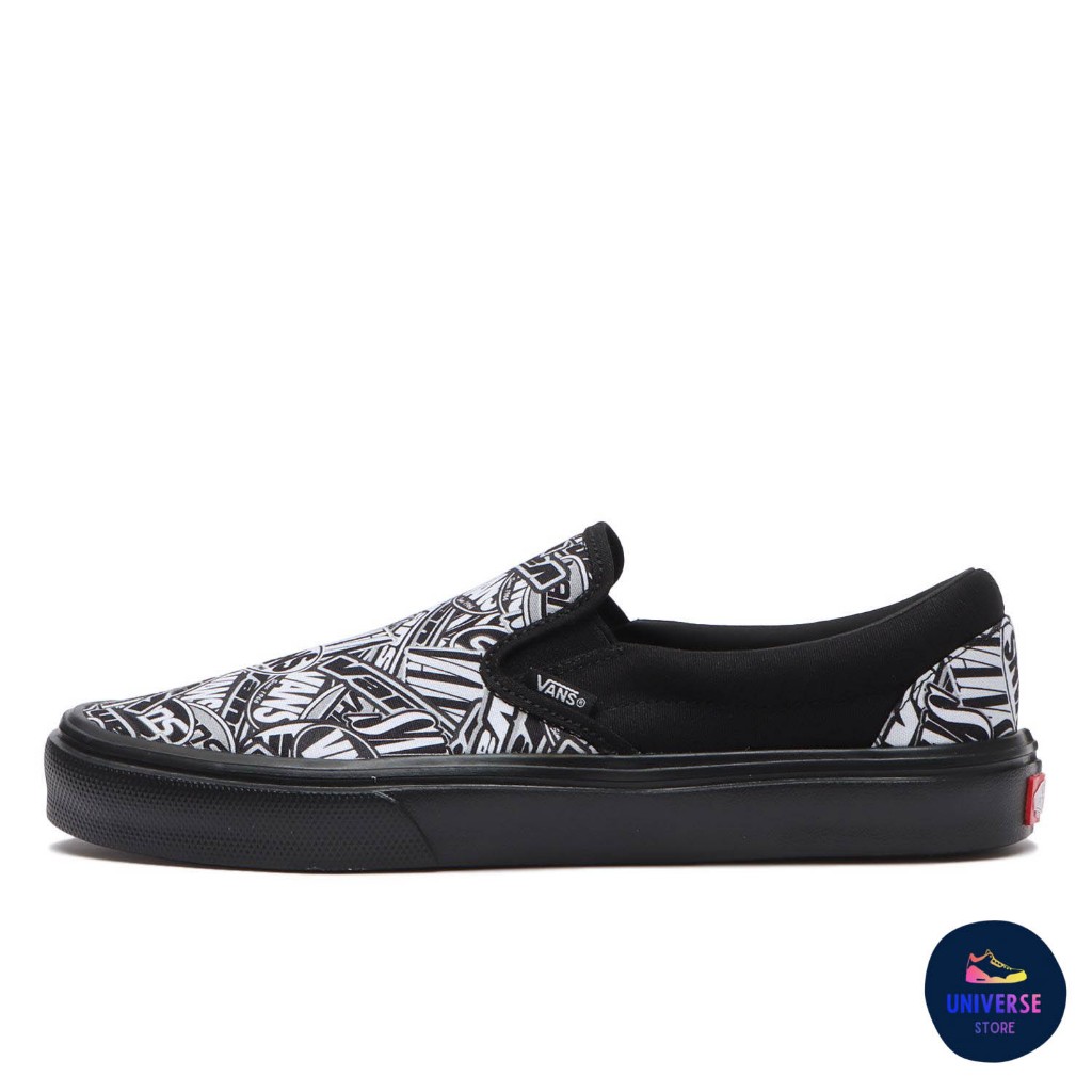 [ของแท้ ส่งไว PRE-ORDER] VANS SLIP ON LITE [BLACK/LOGO] V98 LITE LOGO.P