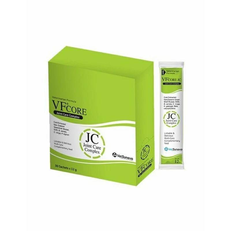 ยกกล่อง VFcore สีเขียว อาหารเสริมแมวเลียบำรุงข้อ บรรจุ30ซอง