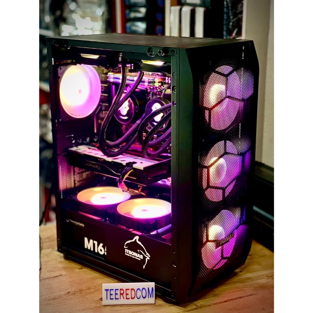 คอมประกอบ2CPU dual cpu INTEL Xeon E5 2697v2 X2 24c/48t. 2.7-3.5ghz Ram ecc 64gb Vga RX 570 8GB Ssd m.2 Nvme 512gb