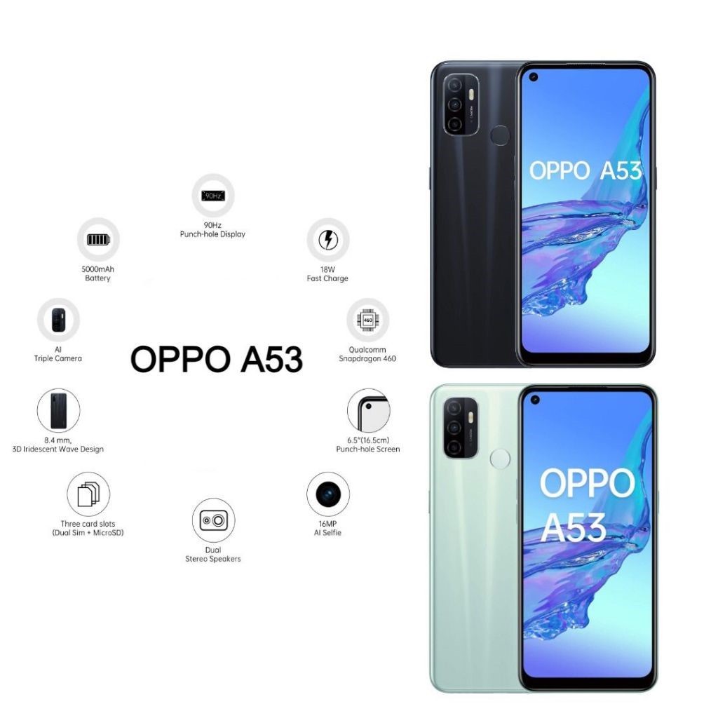 สมาร์ทโฟน OPPO A53 RAM8GB+ROM128GB Android 11