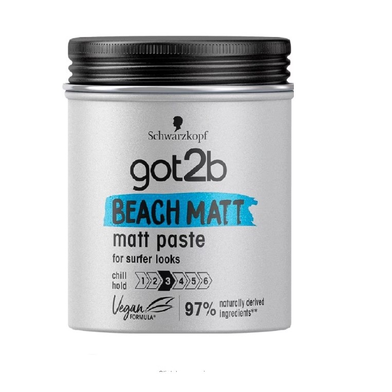 Schwarzkopf got2b Beach Matt Matt Paste (008891) ชวาร์สคอฟ ก๊อตทูบี บีช แมทท์ แมทท์ เพสท์ แบบด้านไม่