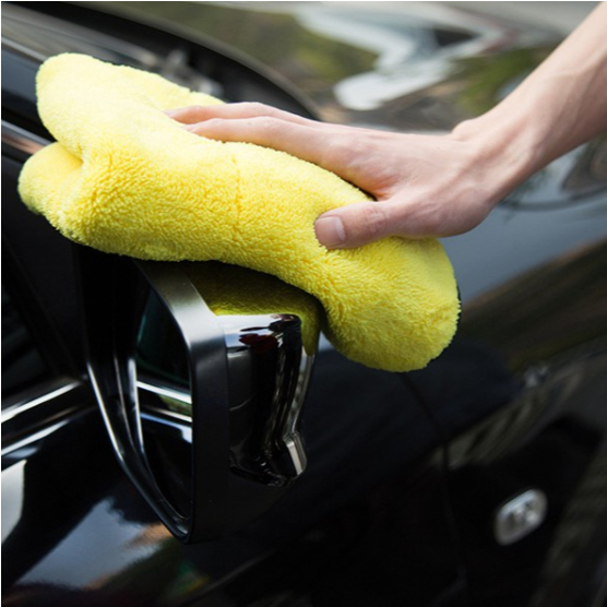 ผ้าเช็ดรถ 🛒สินค้าคุณภาพ เกรดพรีเมี่ยม หนานุ่ม ซับน้ำไว ผ้าเช็ดเอนกประสงค์ ทนทาน ใช้งานได้นาน 30*30✨ - รูปที่ 3