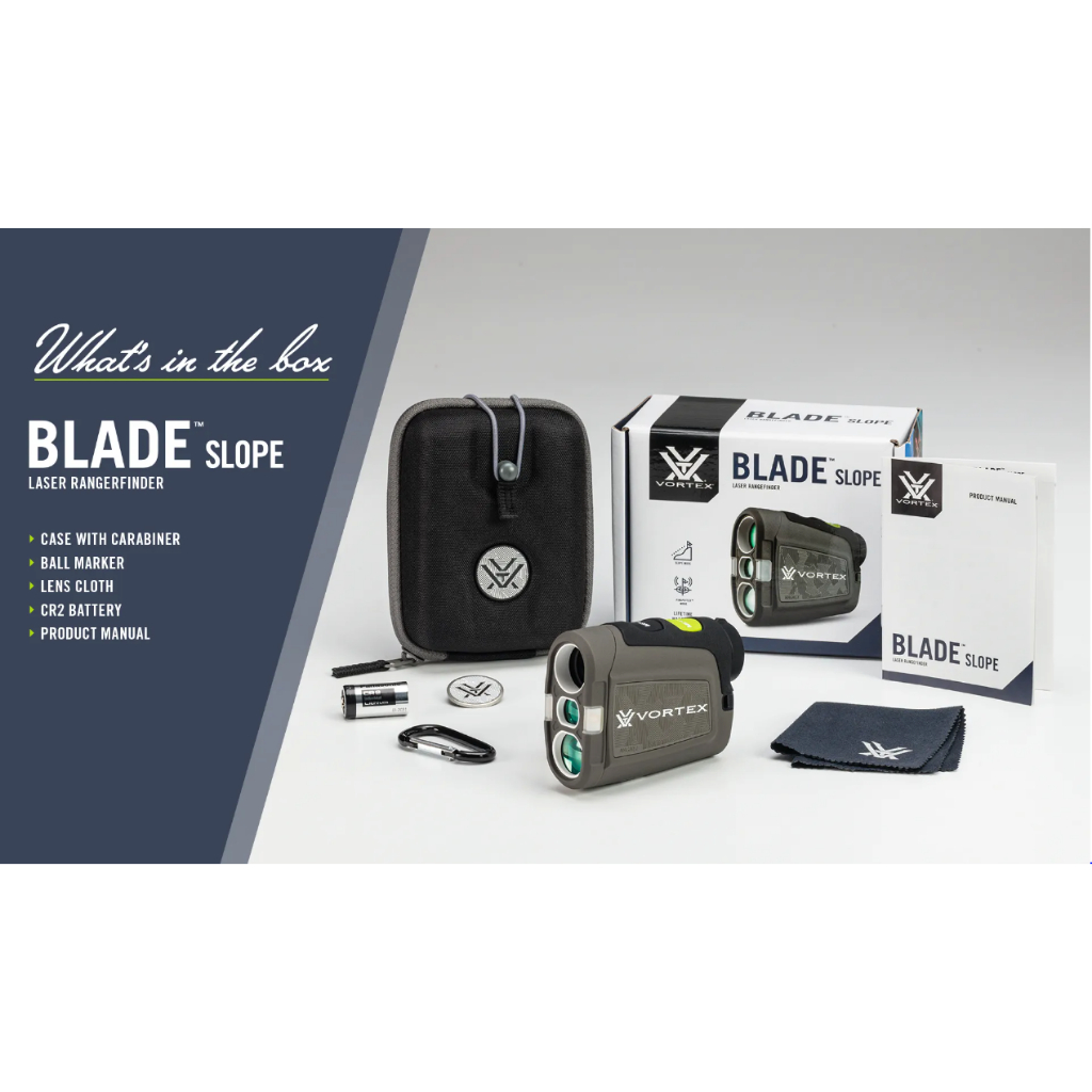 Vortex Blade Slope Range Finder กล้องวัดระยะกอล์ฟ มีระบบ Shake วัดระยะธงได้อย่างแม่นยำ มาพร้อมโหมด Slope คำนวณระยะการตี — صورة 3