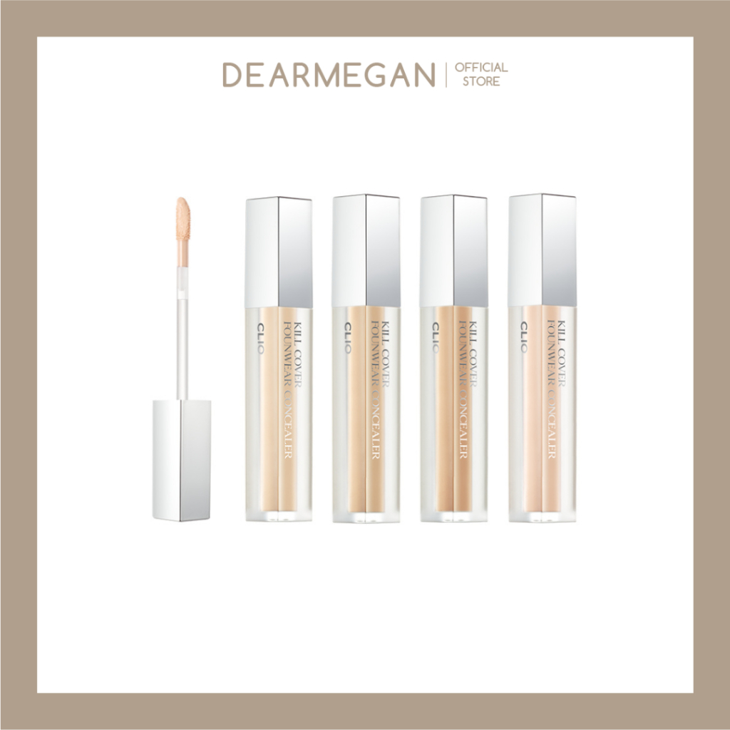แท้ พร้อมส่ง CLIO KILL COVER FOUNWEAR CONCEALER คอนซีลเลอร์ เนื้อรองพื้น ปกปิดดีมาก