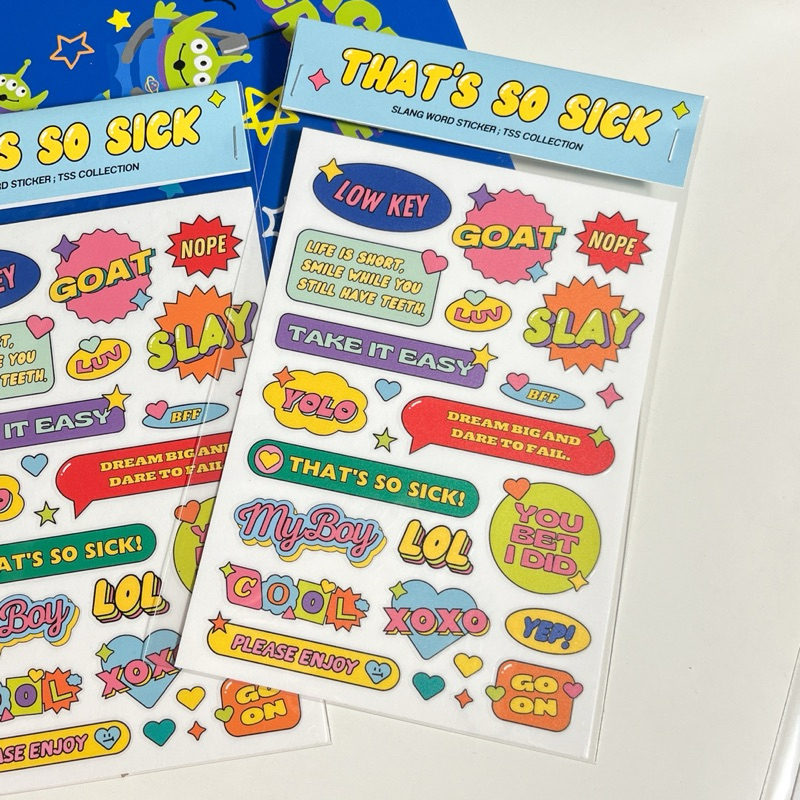 That’s so sick Sticker (slang words) สติกเกอร์คำแสลงภาษาอังกฤษสุดเก๋