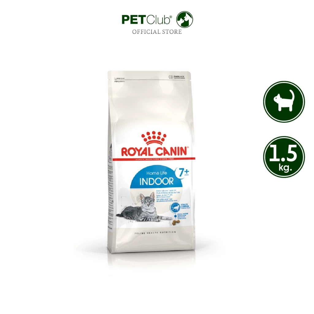 [PETClub] Royal Canin Indoor 7+ - แมวสูงวัย เลี้ยงในบ้าน [1.5kg.]