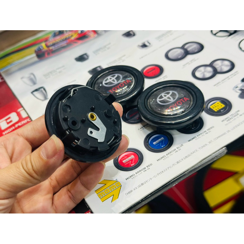 ฝาแตร ปุ่มกดแตร ฝากดแตร ตรงรุ่น ใช้ได้กับพวงมาลัยหลายรุ่น ของแท้ จาก ELEVO ราคา ถูกที่สุด ดีลบีเคเค แกลเลอรีภาพที่ 5