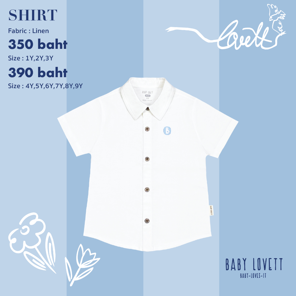 15 Blue Floral - Shirt