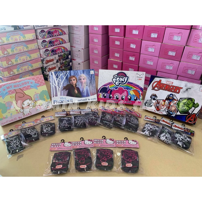 🎀 ถุงเท้านักเรียน Happy by Carson 🎀