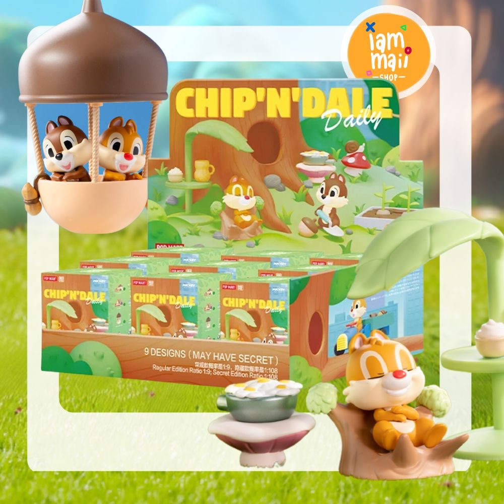 [ยกกล่อง] POP MART Chip 'N' Dale Daily กล่องสุ่ม พร้อมส่ง