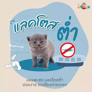 OKIKO นมแพะ 100% นมสด นมแพะสำหรับสัตว์เลี้ยง ขนาด 60 ml.- 400กรัม