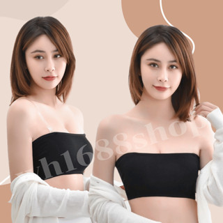 เกาะอกไร้ขอบ ไร้โครง รุ่น B-006  มีฟองน้ำในตัวฟองน้ำถอดได้  …