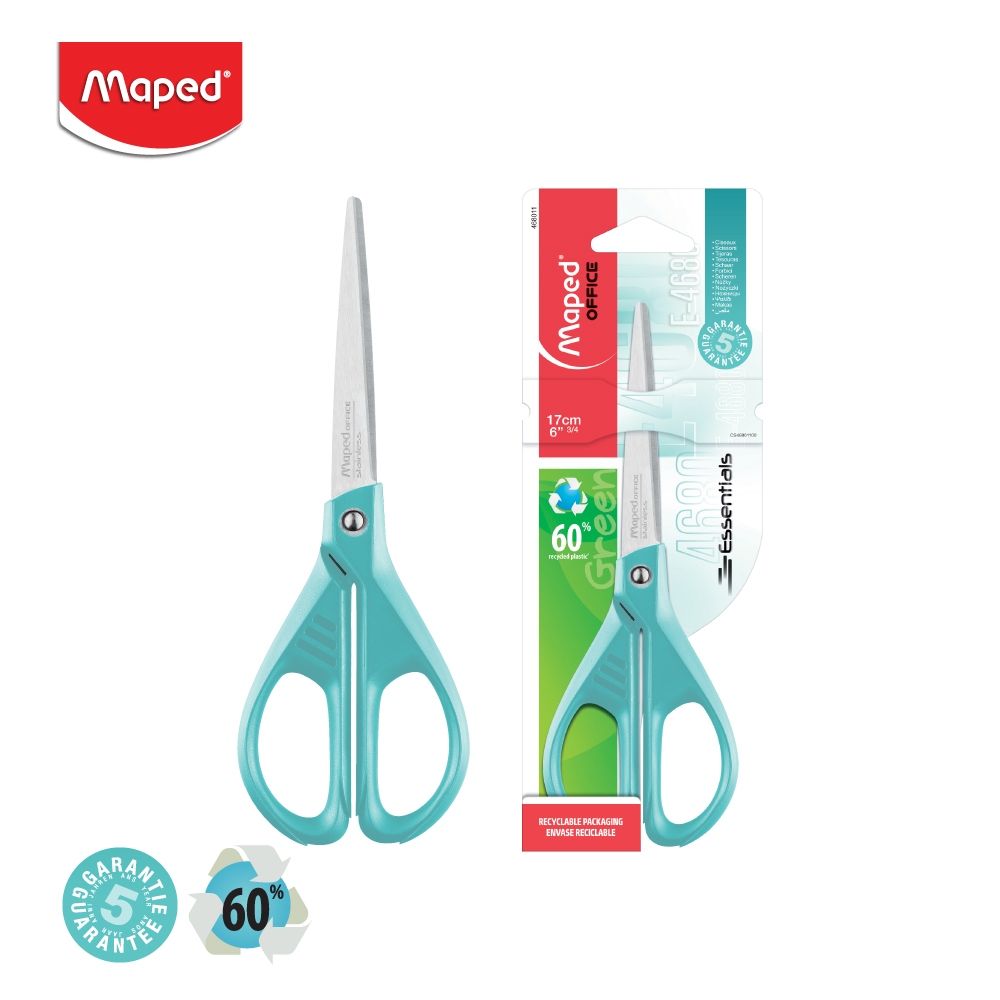 กรรไกร Essentials Green 6นิ้ว และ 8 นิ้ว Maped