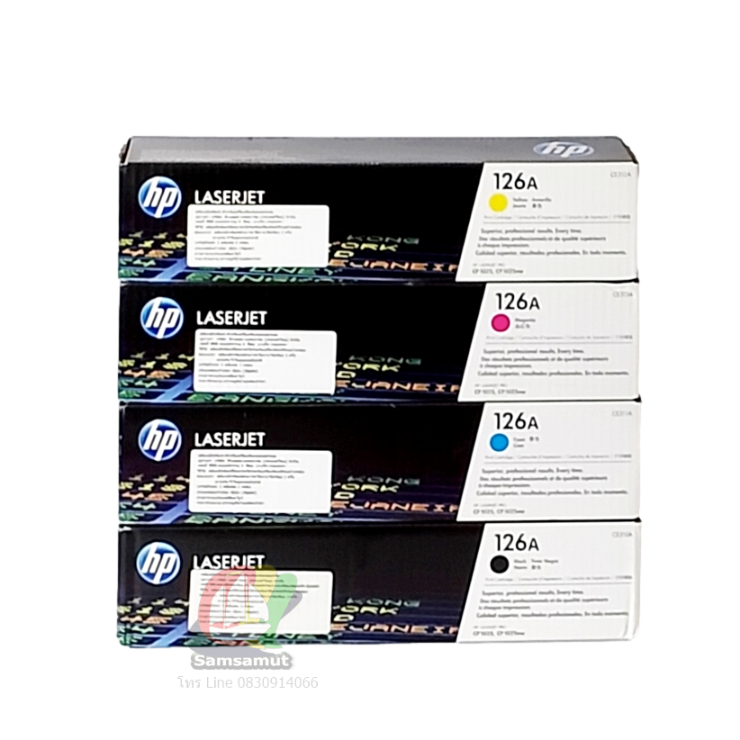 HP Laser Jet (126A) CE310A / CE311A / CE312A / CE313A หมึกแท้ Pro CP1020/ CP1025/ CP1025n/ CP1025nw