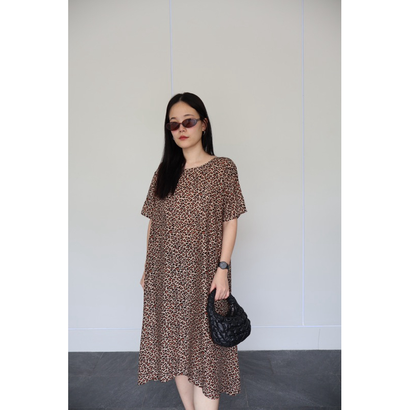 PIPA Posy Dress - Leopard