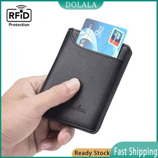 กระเป๋าสตางค์ บางเฉียบกระเป๋าบัตรเครดิตความจุขนาดใหญ่ซองใส่บ…