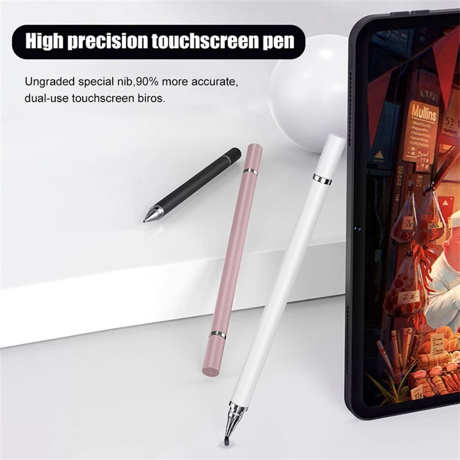 2 In 1 ปากกาสัมผัสหน้าจอสําหรับ Android Smart Phone และแท็บเล็ต Ios Iphone IPad thumbnail 5