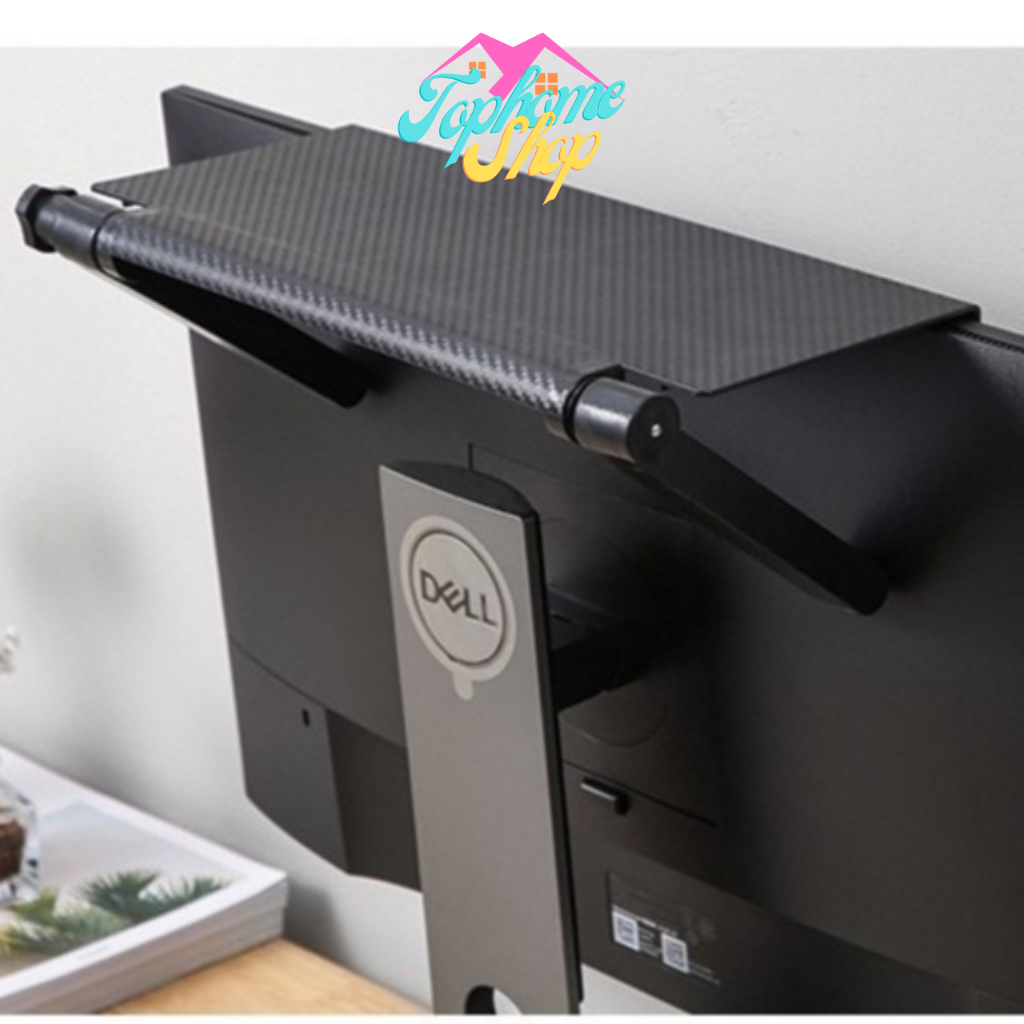 TopsHome ชั้นวางของหลังจอทีวี วางกล่องสัญญาณ ไม่ต้องเจาะรูปรับระดับได้ ไม่ต้องเจาะกำแพง LG-S006