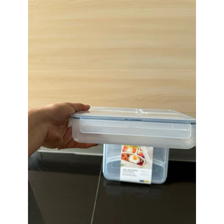 ส่งด่วน ส่งฟรีนะ Super Lock กล่องข้าวแบ่ง 3 ช่อง รุ่น 6185 กล่องใส่อาหาร กล่องพลาสติก Food Lunch Box กล่องถนอมอาหาร