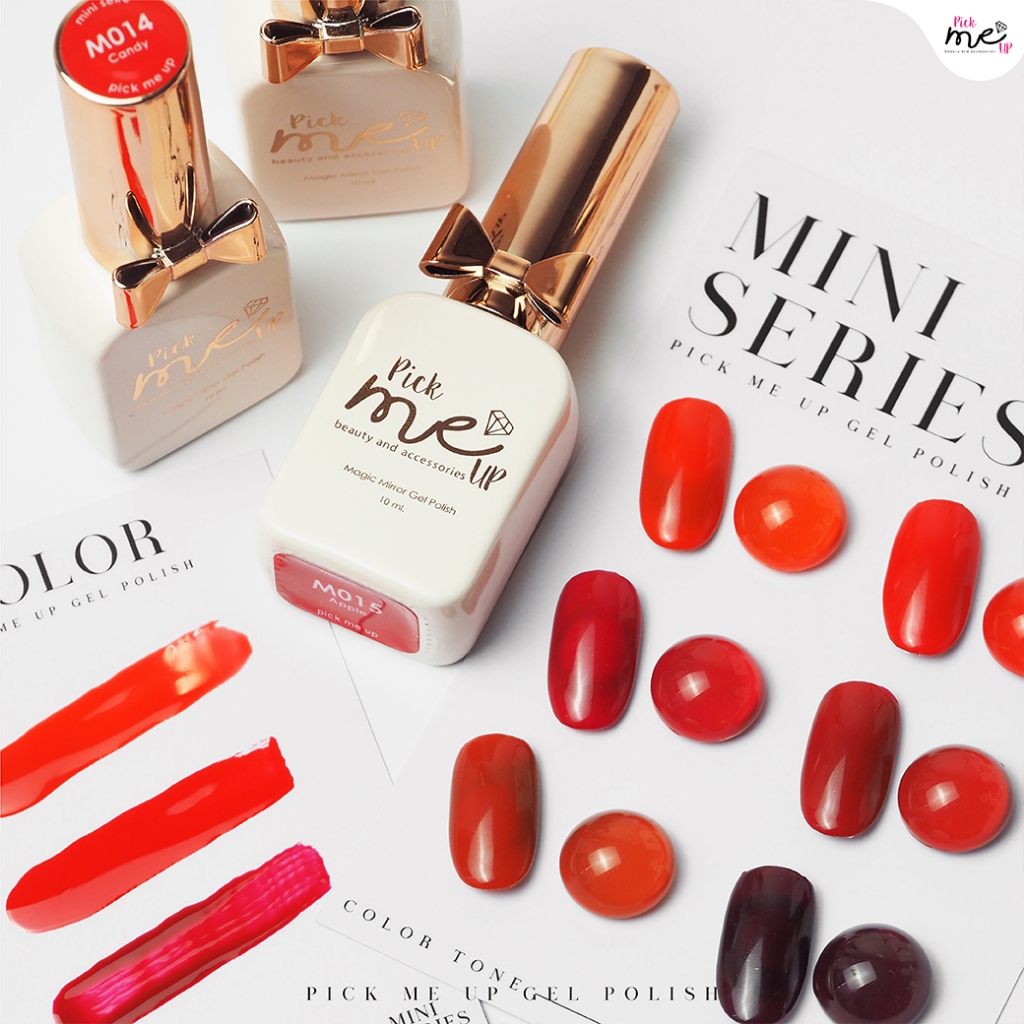 สีเจลทาเล็บ Mini Series 10ml ปลอดสารอันตราย เด็ก 3+ คนท้องทาได้ แบรนด์ไทย