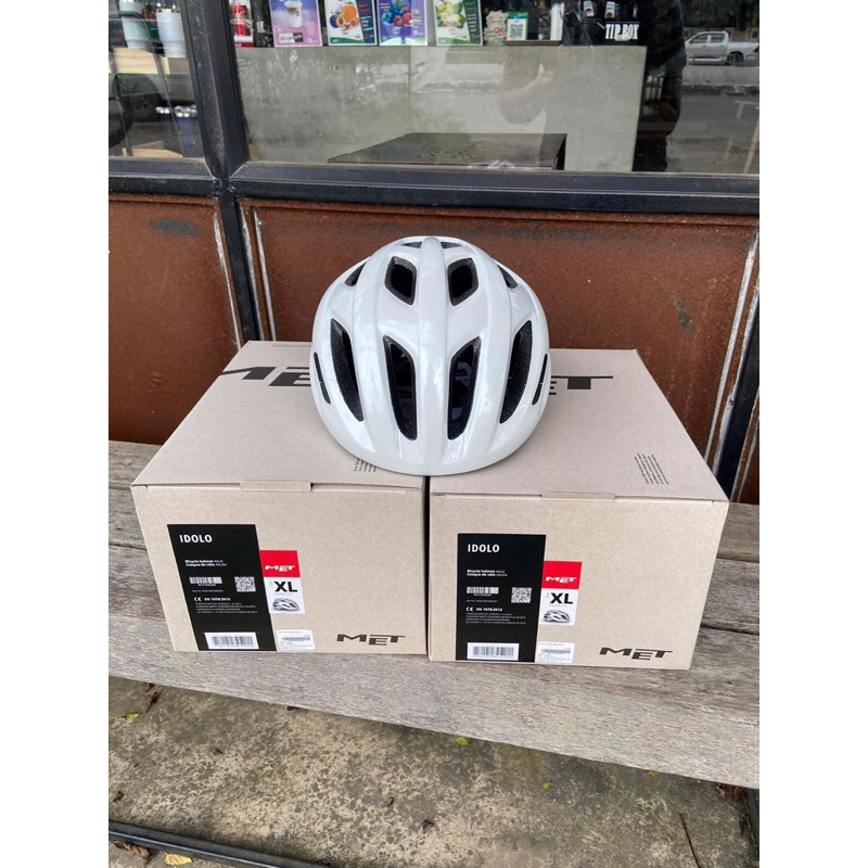 หมวกจักรยาน NEW!! MET IDOLO WHITE