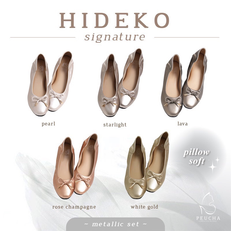 Peucha hideko signature - metallic set