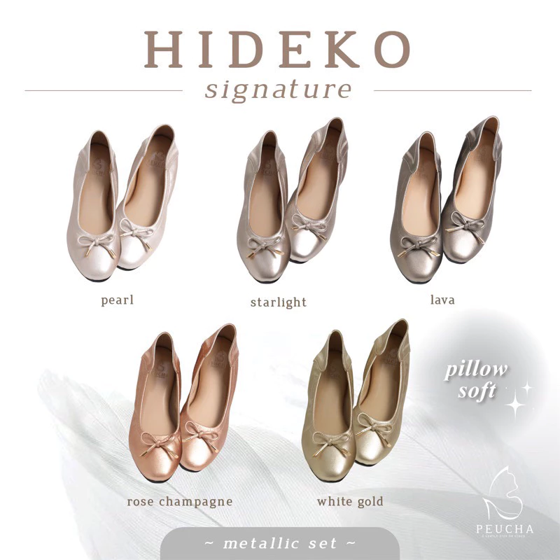 Peucha hideko signature - metallic set