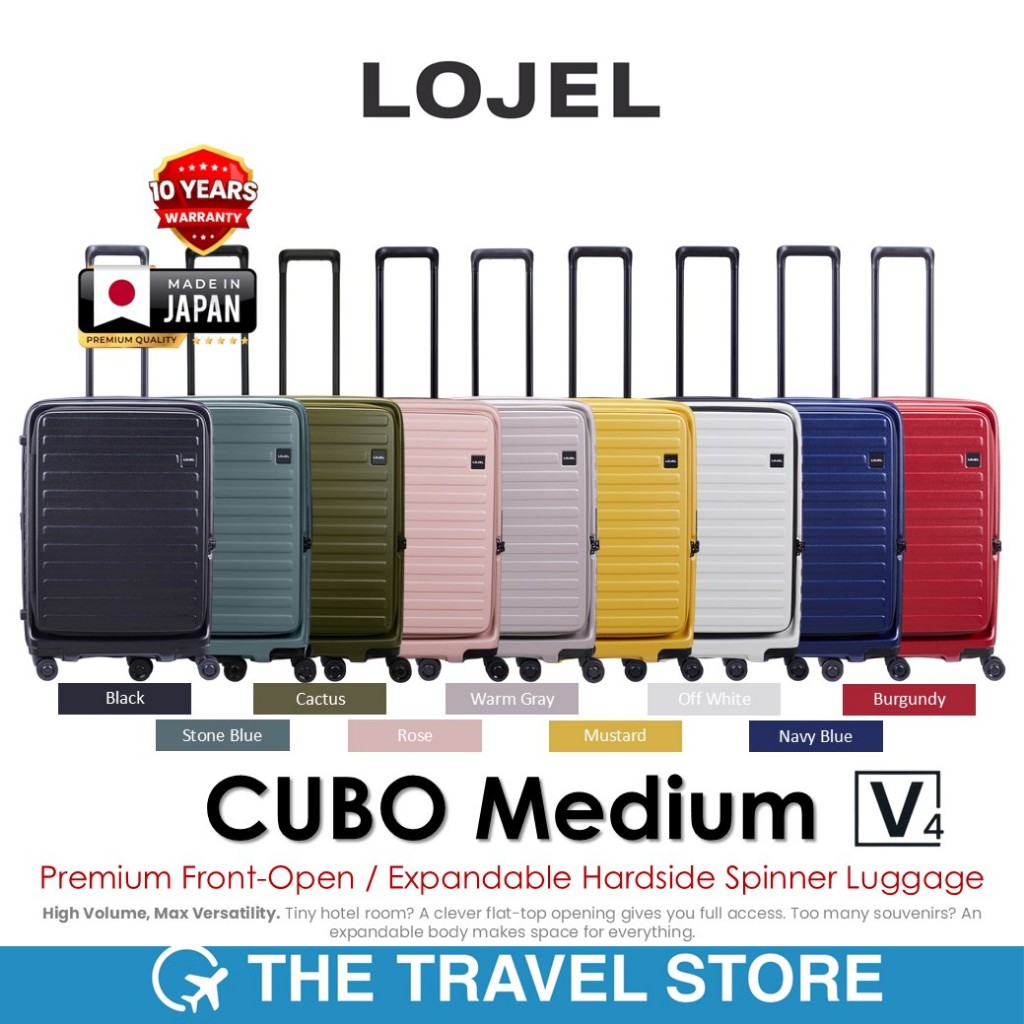 LOJEL Cubo Medium V4 Premium Front-Open 26" / Expandable Hardside Spinner Luggage กระเป๋าเดินทาง