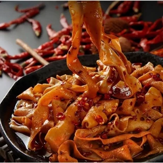 ใส้เป็ดหมาล่า干锅鸭肠 พร้อมทาน ขนมทานเล่นใส้เป็ด กับแกล้ม ฉีดซองพร้อมทาน ขนาด13g