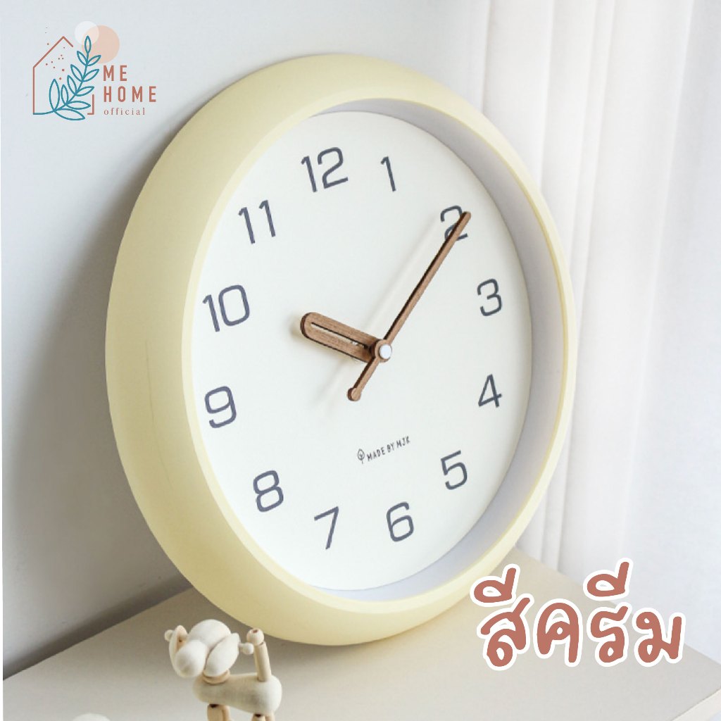 นาฬิกามินิมอล ทรงกลม ขนาด12นิ้ว มินิมอล นาฬิกาญี่ปุ่น นาฬิกา แขวนผนัง เรียบหรู - รูปที่ 7