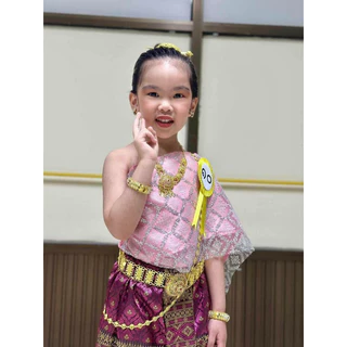 สไบกากเพชร สไบสำเร็จ สม๊อกหลัง