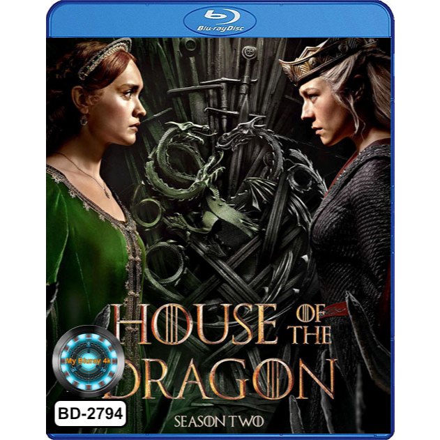 Bluray เสียงไทยมาสเตอร์ หนังใหม่ หนังบลูเรย์ หนังซีรีย์ House of the Dragon ตระกูลแห่งมังกร ซีซั่น 2