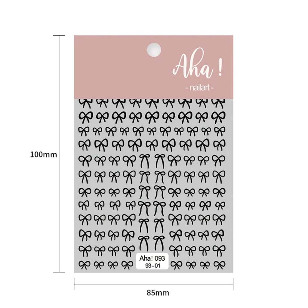 สติ๊กเกอร์ติดเล็บ สติ๊กเกอร์รูปโบว์ ใช้แต่งเล็บ มีแบบเยอะ!! - รูปที่ 4